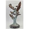 Image 2 : Signed Marius, Limited Edition Bronze Fish Yacht Sculpture