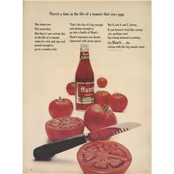 1964 Hunts Catsup Ketchup Restaurant/Kitchen Magazine Advertisement