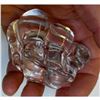 Image 3 : Daum France Pair of Floral Form Crystal Salts, Salt Cellars & Spoon