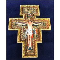 San Damiano Composite Crucifix Cross Ornament