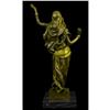 Image 2 : Orientalist Style Gilt Bronze Sculpture, Dancer