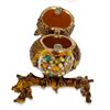 Image 3 : Jeweled Owl Trinket Jewelry Box