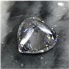 Image 2 : 10.6ct Heart Faceted BiancoÂ® Lab Created Diamond