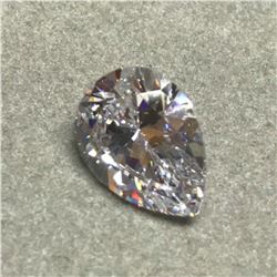 15ct Pear Cut BiancoÂ® Lab Created Diamond