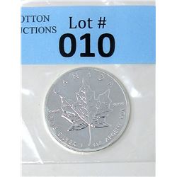 1 Oz .9999 Fine Silver 2013 Canada Maple Leaf Coin