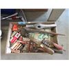Image 1 : Box of Assorted Licence Plates, Tools & More