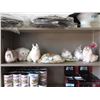 Image 1 : 6 Rabbit Fur Animal Figurines