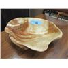 Image 1 : Carved Wood Bowl - 12" x 11" x 4" deep.