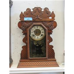 Vintage Gingerbread Clock - 5  x 16  x 22  tall