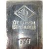 Image 2 : 1 Kilo .999 Silver Degussa German Mint Loaf Bar