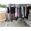 Image 1 : Rolling Rack and Clothing Contents
