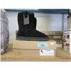 Image 1 : New Pair of Ladies Wool Lined Black Suede Boots