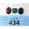 Image 1 : 3 Faceted Gemstones - 37 CTW