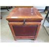 Image 1 : Wood Storage Stool - 17" x 17" x 21" tall
