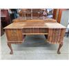 Image 1 : Vintage Solid Wood Desk with 5 Drawers