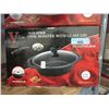 Image 1 : New Non Stick Oval Roaster with Glass Lid