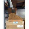 Image 1 : New Pair of Ladies Wool Lined Brown Suede Boots