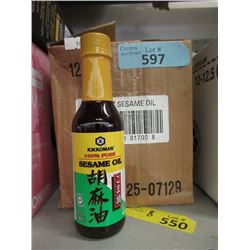 Case of Kikkoman Sesame Oil