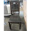 Image 1 : Vintage Chair with Tooled Leather Back