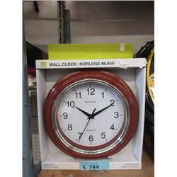 8 New 12" Wall Clocks