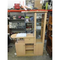 Free Standing Bar Cabinet  14" x 56" x 79" tall