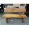 Image 1 : Hand Crafted Solid Wood Bench