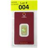 Image 1 : 5 Gram .999 Gold Munze Osterreich Hologram Bar