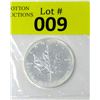 Image 1 : 1 Oz .9999 Fine Silver 2008 Canada Maple Leaf Coin