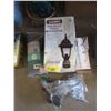 Image 1 : Garage Organizer Hangers, Light Fixture & More