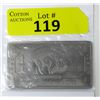 Image 1 : 1 Oz. USA Mint .999 Fine Titanium Buffalo Bar