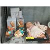 Image 1 : Antique 10" Reliable Doll & 4 Pendleton Figurines