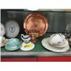 Image 3 : Shelf Lot of Silver Plate and China