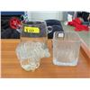 Image 1 : 2 Vintage Ice Bucket and Large Art Glass Bear
