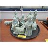 Image 1 : 10 Piece Siam Celadon Ash Glazed Nativity Scene
