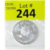 Image 1 : 1 Oz. Coronavirus .999 Silver Art Round