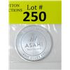 Image 1 : 1 Oz. Asahi Refining .999 Silver Art Round