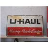 Image 1 : Vintage Metal U-Haul Sign - 42" x 23"