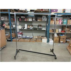 Commercial Rolling Garment Rack