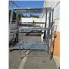 Image 1 : 4 Tier Metal Shelf - 15" x 36" 54" tall