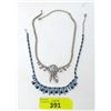Image 1 : 2 Vintage Sherman Rhinestone Necklaces