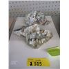 Image 1 : 2 Quartz Formations - Largest is 4" x 7" x 3"