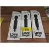 Image 1 : 3 New Love Magic Vibrator/Massagers - Black