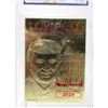 Image 2 : Graded Donald Trump 23KT Gold Plated Card