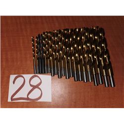 Jobber shank 3/8" Drill Set  7/16"-1/4"-9/32"-5/16"-11/32"-3/8"-13/32"-7/16"-15/32"-1/2'