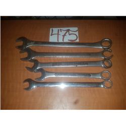 Combination Wrenches Set 1" - 15/16"- 13/16" - 3/4" - 11/16"