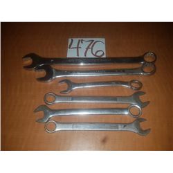 Combination Wrenches Set 1" - 7/8" - 3/4"(2) - 11/16"