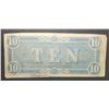 Image 2 : 1864 $10 CONFEDERATE STATE of AMERICA
