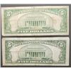 Image 2 : 2-1928 $5 RED SEAL U.S. NOTES