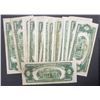 Image 2 : 20-$2 RED SEAL U.S. NOTES