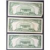 Image 2 : 3-1934 $5 SILVER CERTIFICATES